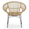 Proutěné křeslo TOLIMA přírodní