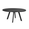 Jídelní stůl FRED kulatý černý o160cm