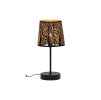 Stolní lampa KETO černá/mosaz