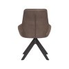 Eetkamerstoel Jace Antraciet Microvezel 58x65x88 cm Achterkant 1