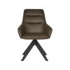 Eetkamerstoel Jace Army Microvezel 58x65x88 cm Voorkant 1