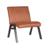 Fauteuil Matz Cognac Microvezel 72x74x81 cm Perspectief