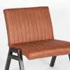Fauteuil Matz Cognac Microvezel 72x74x81 cm Detail