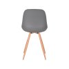 eetkamerstoel rimini antraciet pp oak metaal woodcover 46x54x85 cm achterkant 1