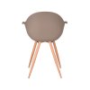 eetkamerstoel parma coffee pp oak metaal woodcover 58x54x85 cm achterkant