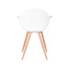 eetkamerstoel parma wit pp oak metaal woodcover 58x54x85 cm achterkant