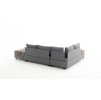 Rohová pohovka FLY šedá levý roh 280 cm