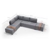 Rohová pohovka FLY šedá levý roh 280 cm