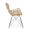 Proutěné křeslo VENTURS přírodní