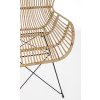 Proutěné křeslo VENTURS přírodní detail