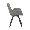 110530 c, Norwell swivel chair, grey black