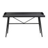 119734 a springdale writing desk black black metal