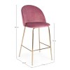 Barová židle CARRY růžová