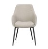 110459 a, Reily arm chair, beige fabric black