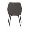 110458 e, Reily arm chair, grey fabric black