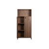 Dřevěný kabinet BOOKAZINE hnědý