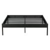 Kovová postel PEPIJN 180x200cm černá