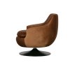 Otočné křeslo JADA hnědé
