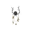 24716 3 antler metal black