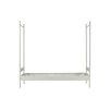Kovová postel WENDY bílá 90x200cm
