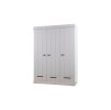 Šatní skříň CONNECT šedá 3 dveře