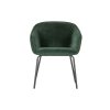 Set 2 jídelních židlí SIEN zelená