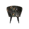 Sametové křeslo BO květiny