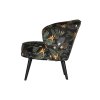 Sametové křeslo BO květiny