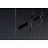 Šatní skříň CONNECT černá 3 dveře