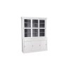 Dřevěná vitrína LAGOS bíláDřevěná vitrína LAGOS bílá