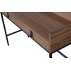 28391 4 bookazine desk walnut veneer fsc