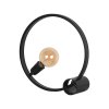 30113 kovova stolni lampa ring cerna