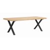 Brooklyn dining table Oak black 119826 1