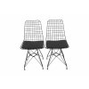 Set 2 kovových židlí MINDERLI