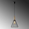 Závěsné osvětlení DEAR černo-zlaté 24cm