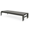 Hliníkové zahradní lehátko KONNOR antracit