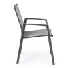 Zahradní židle CRUISE s područkami černá