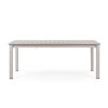 Rozkládací zahradní stůl KONNOR  200-300x110 cm světle šedá
