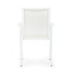 Zahradní jídelní židle KONNOR bílá