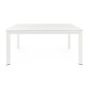 Rozkládací zahradní stůl KONNOR 160x110-160 cm bílý