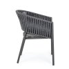 Zahradní jídelní židle FLORENCIA šedá