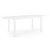 Rozkládací zahradní stůl HILDE 140x77 cm bílý