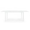Rozkládací zahradní stůl HILDE 140x77 cm bílý