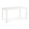 Rozkládací zahradní stůl HILDE 140x77 cm bílý