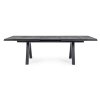 Rozkládací zahradní stůl KRION 205-265x103 cm antracit