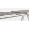 Rozkládací zahradní stůl KRION 205-265x103 cm světle šedá