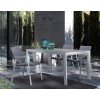 Zahradní jídelní židle ODEON světle šedá