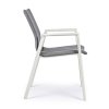 Zahradní jídelní židle ODEON světle šedá