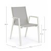 Zahradní jídelní židle KRION světle šedá
