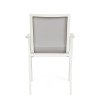 Zahradní jídelní židle KRION světle šedá